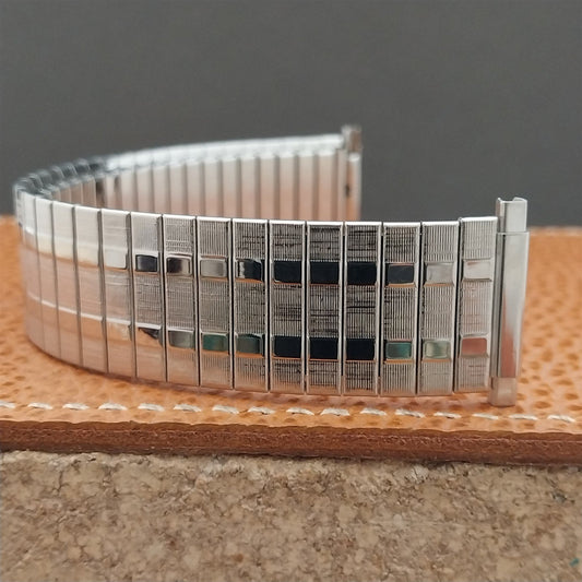 18mm 20mm 22mm Speidel Wide Stainless Steel Classic NOS 1970s Unused Watch Band