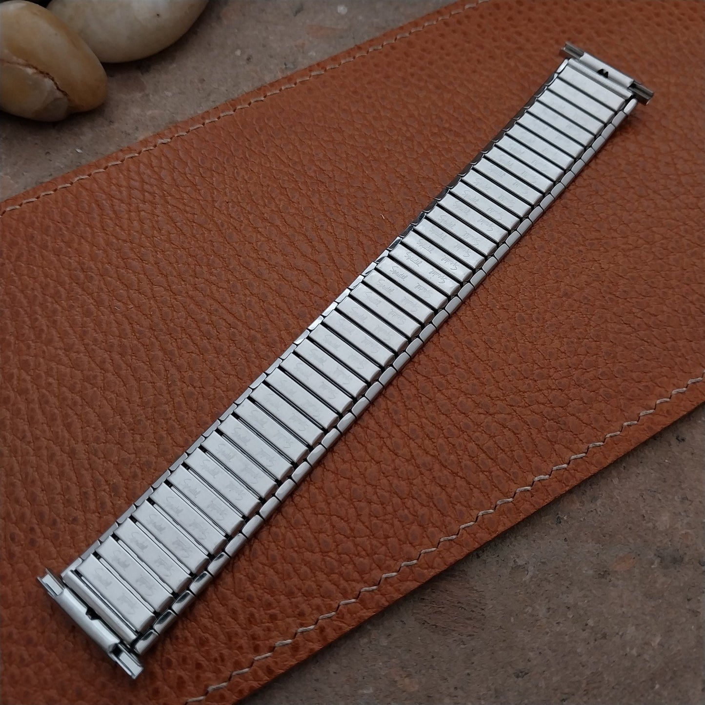 18mm 20mm 22mm Speidel Wide Stainless Steel Classic NOS 1970s Unused Watch Band