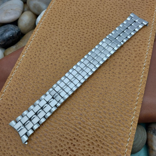 19mm JB Champion Stainless Bullet Link Unused Classic 1960s Vintage Watch Band