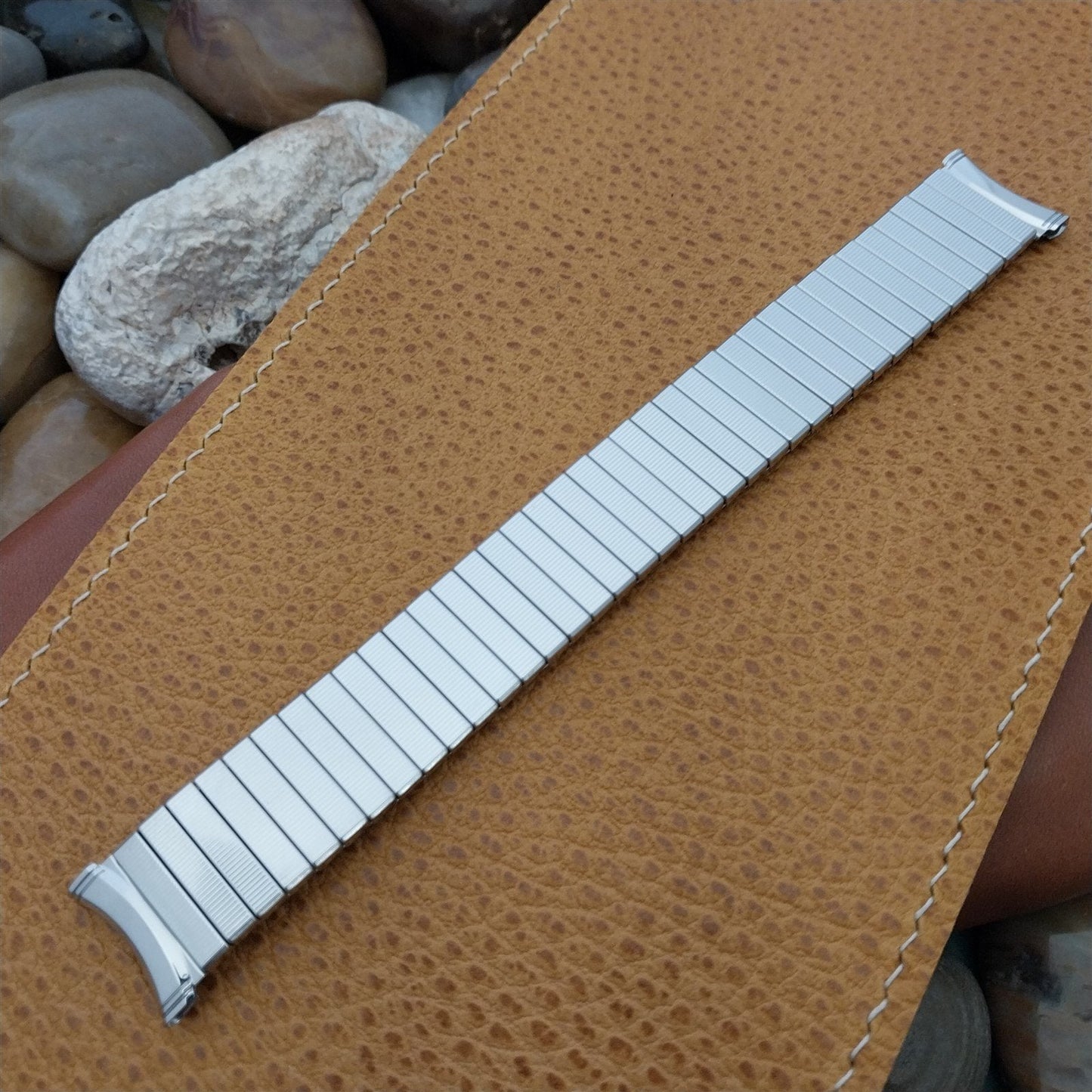 1960s Kreisler Unused 18mm 19mm Stainless Steel DuraFlex nos Vintage Watch Band