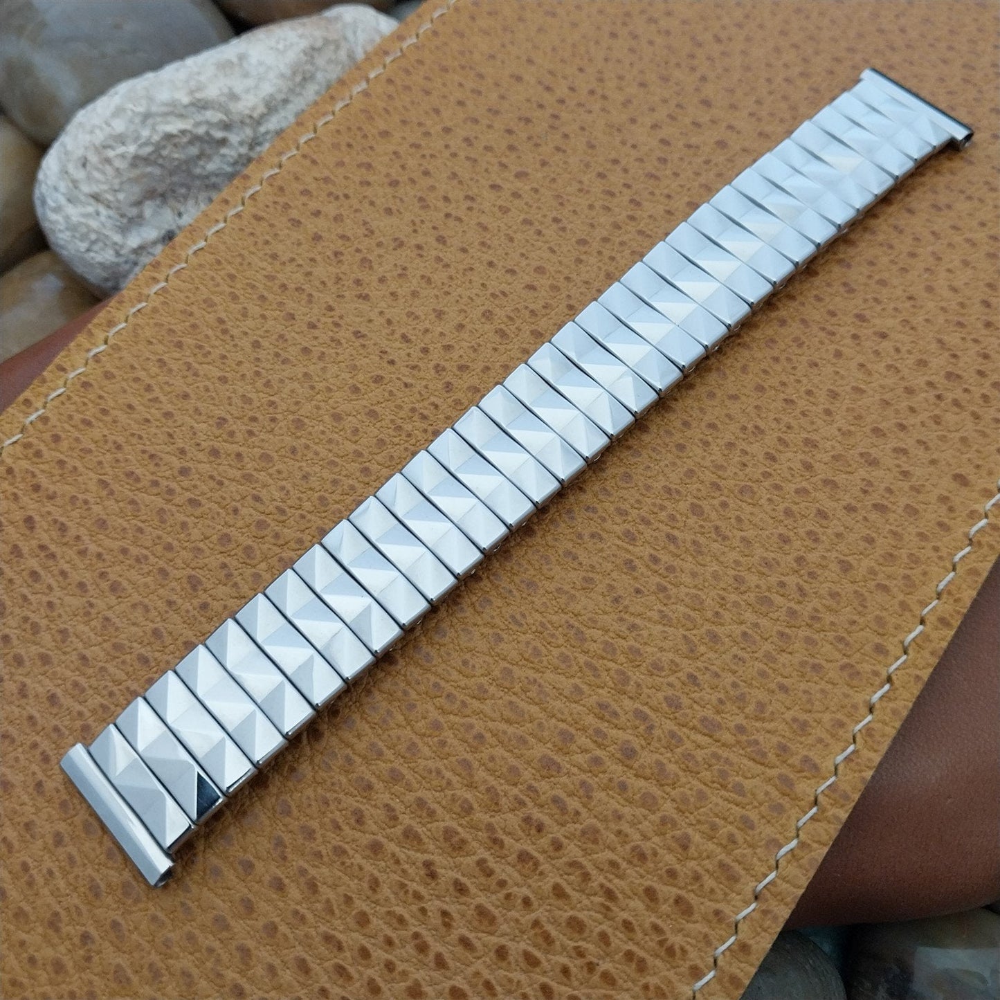 Vintage 11/16" Kreisler 17.2mm Stainless Steel Classic Unused 1960s Watch Band