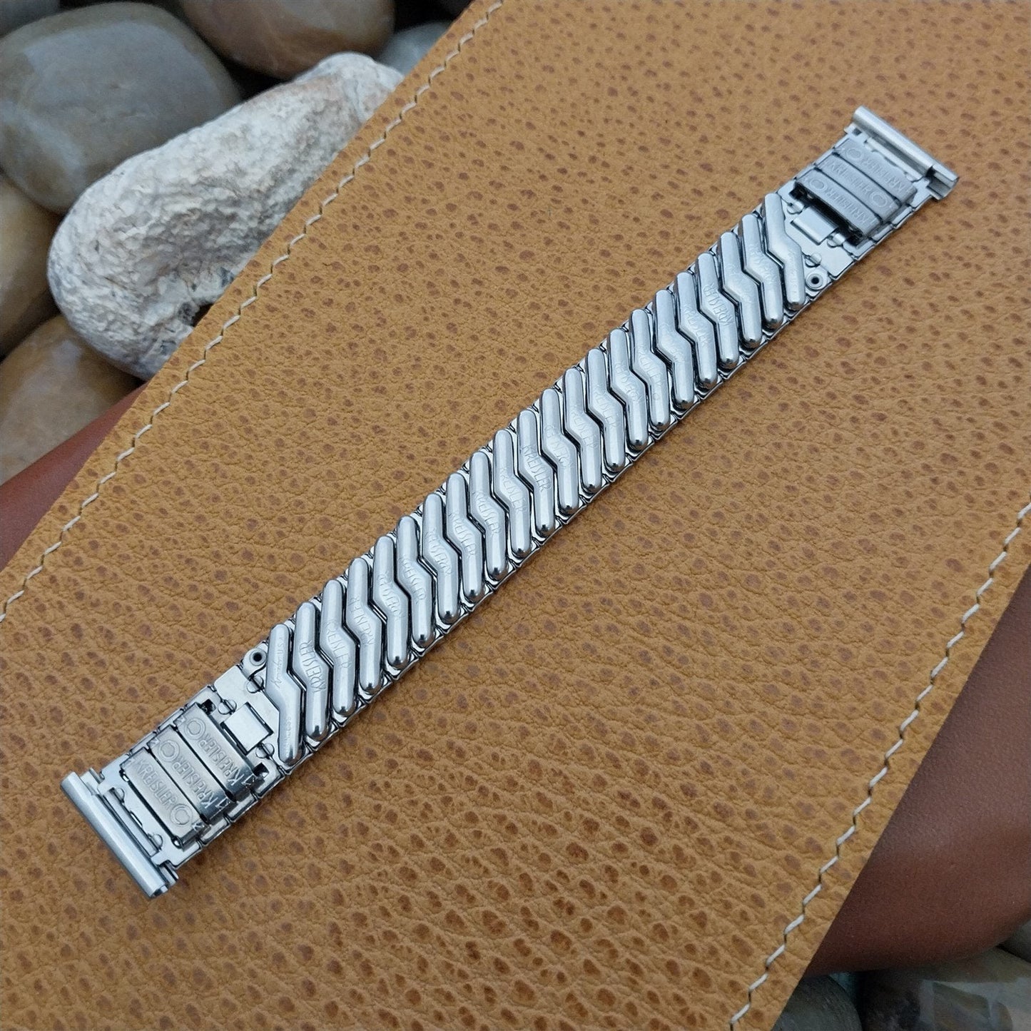 Vintage 11/16" Kreisler 17.2mm Stainless Steel Classic Unused 1960s Watch Band