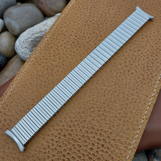 Vintage 1965 19mm 18mm Stainless Steel Long Speidel Linesman Unused Watch Band