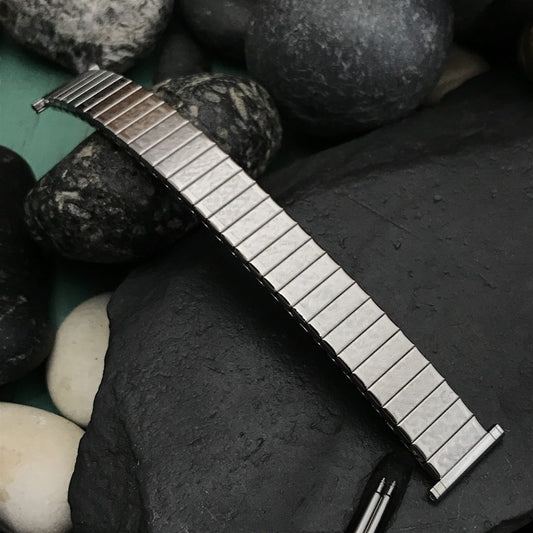 Short Stainless Steel 11/16" Speidel Twistoflex Unused nos Vintage Watch Band