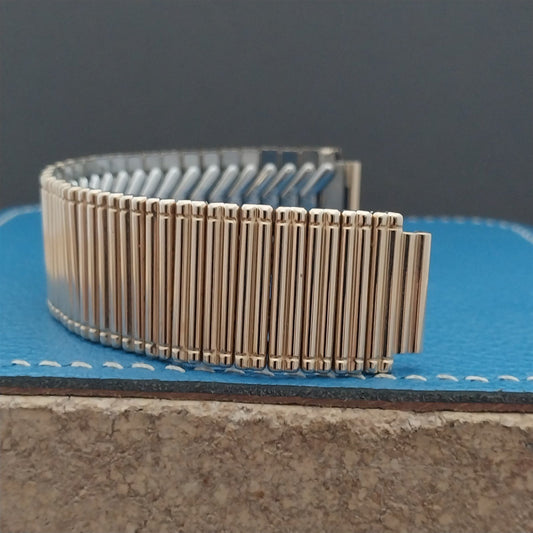 Vintage Wide 5/8" 14k Gold-Fill Kreisler Golden Bamboo Unused 1950s Watch Band