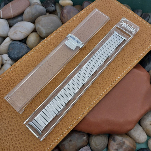 1960s Speidel Atlantis Stainless Steel Classic Twistoflex Vintage Watch Band