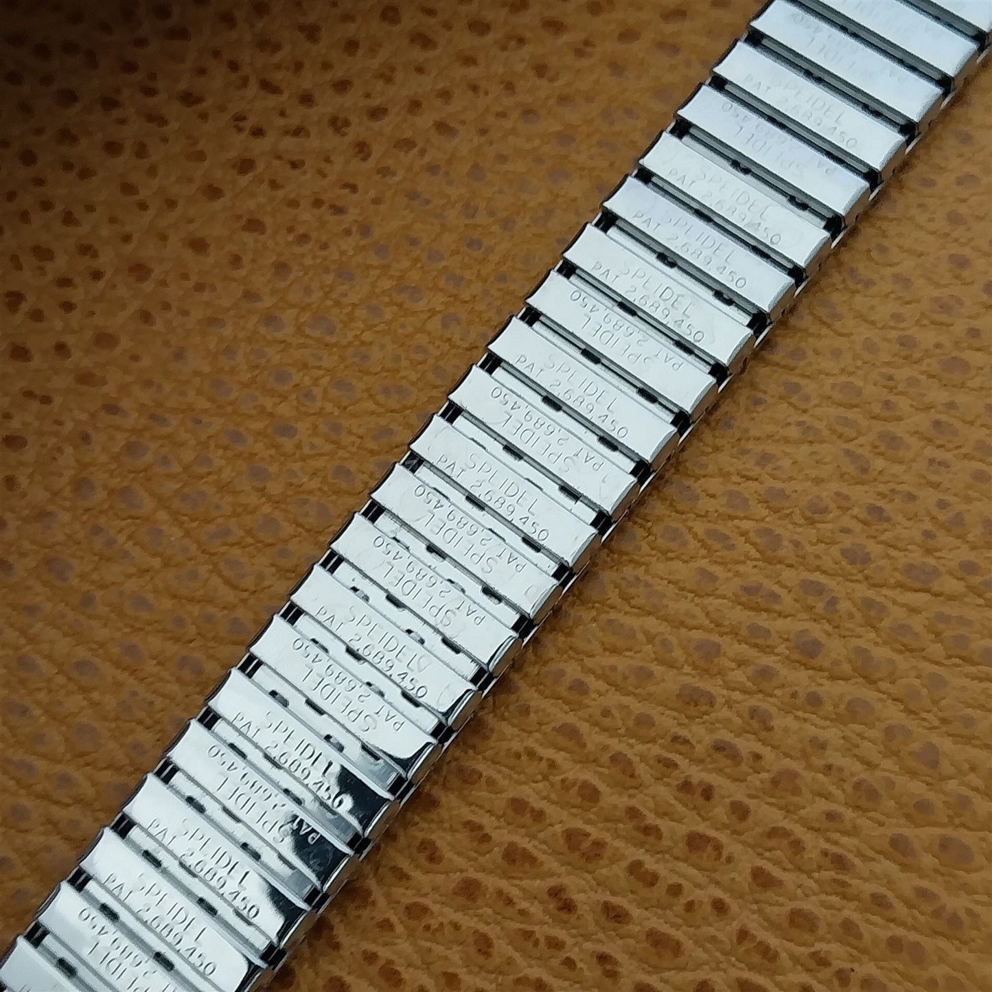 19mm 18mm 16mm Stainless Steel 1970s Speidel Riptide Unused Vintage Watch Band