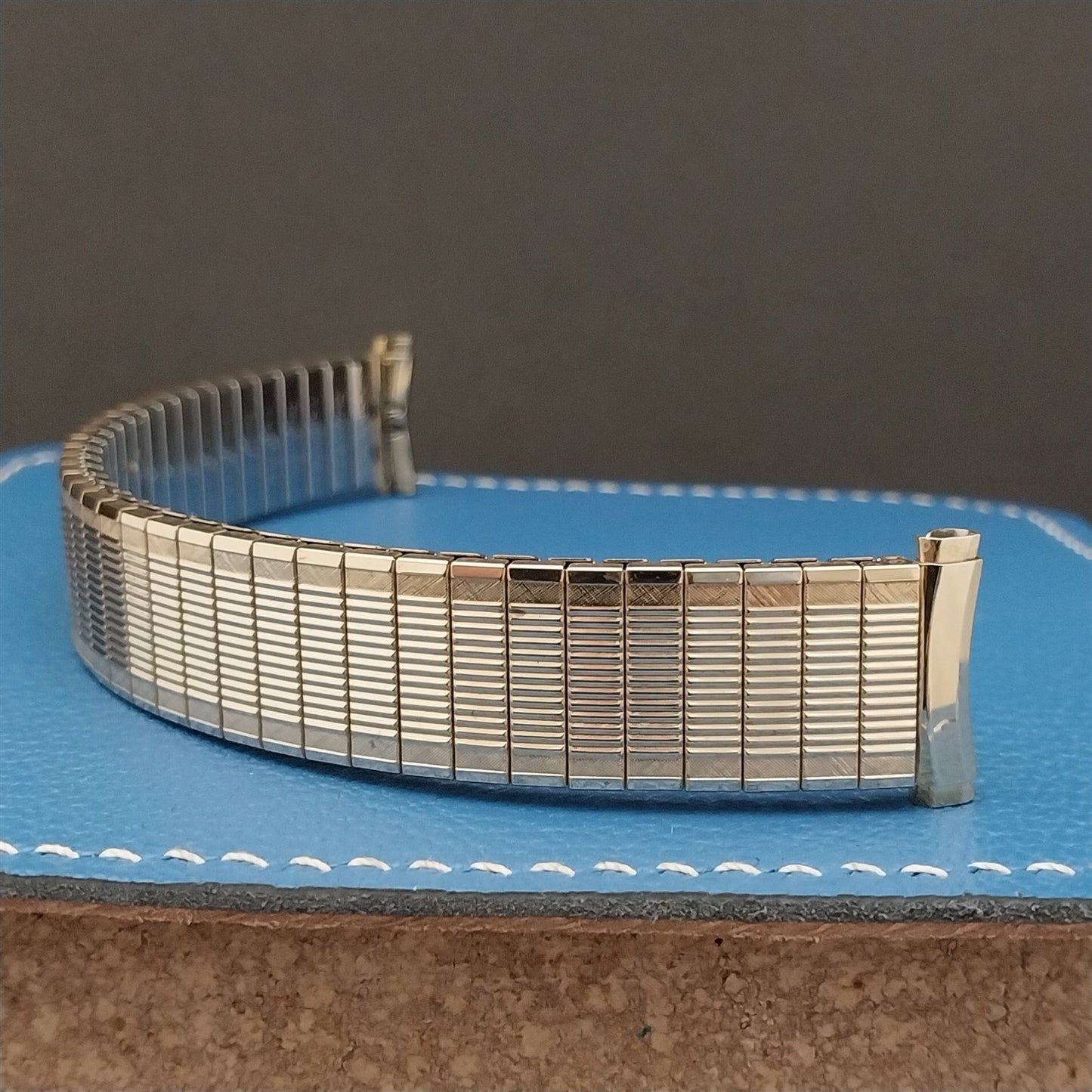 1970s Long Yellow 10k Gold-RGP Classic Speidel nos 18mm 19mm Vintage Watch Band