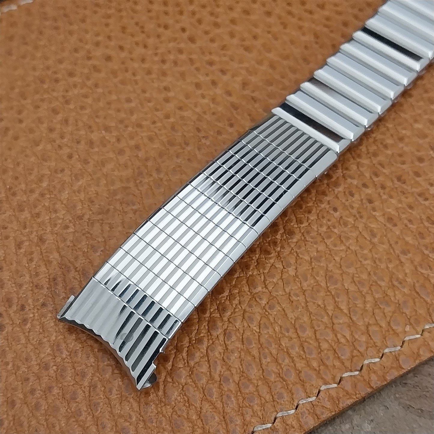 Vintage 19mm 18mm 17mm Kreisler DaVinci Stainless Steel mcm nos 1960s Watch Band