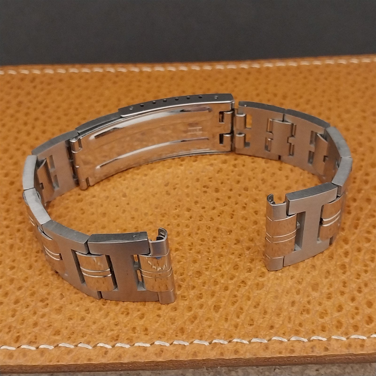 19mm 18mm Stainless Steel Solid-Link JB Champion Unused 1960s Vintage Watch Band