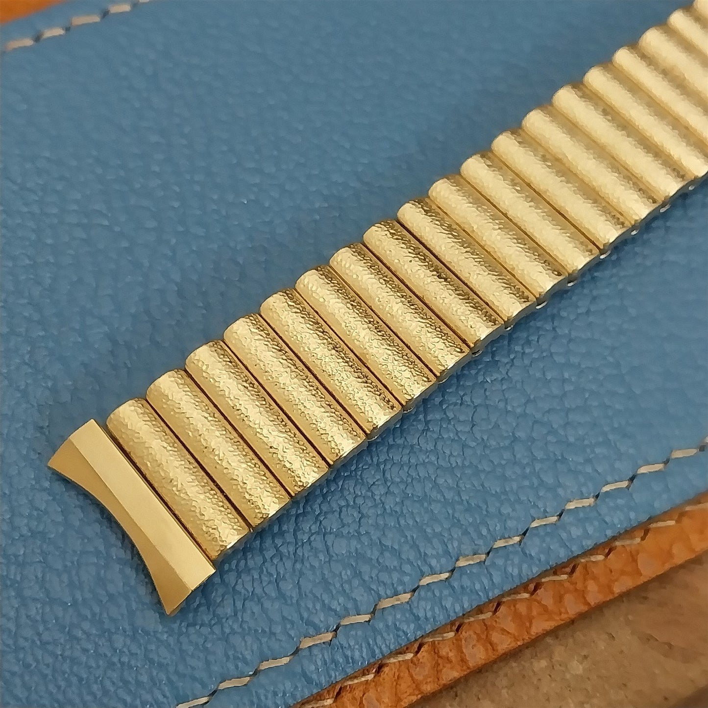 17.2mm 10k Yellow Gold-Filled Baldwin nos Unused 1960s Vintage Watch Band