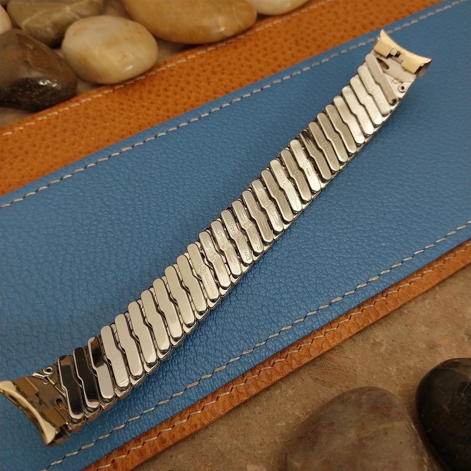 17.2mm 10k Yellow Gold-Filled Baldwin nos Unused 1960s Vintage Watch Band