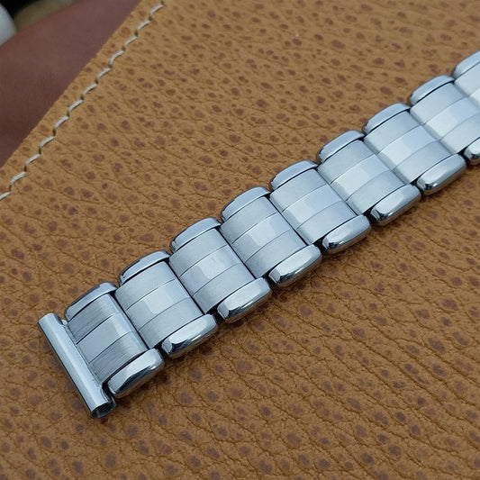 Vintage 16mm Kiefer Cadman Expandro Stainless Steel Classic Stretch Watch Band