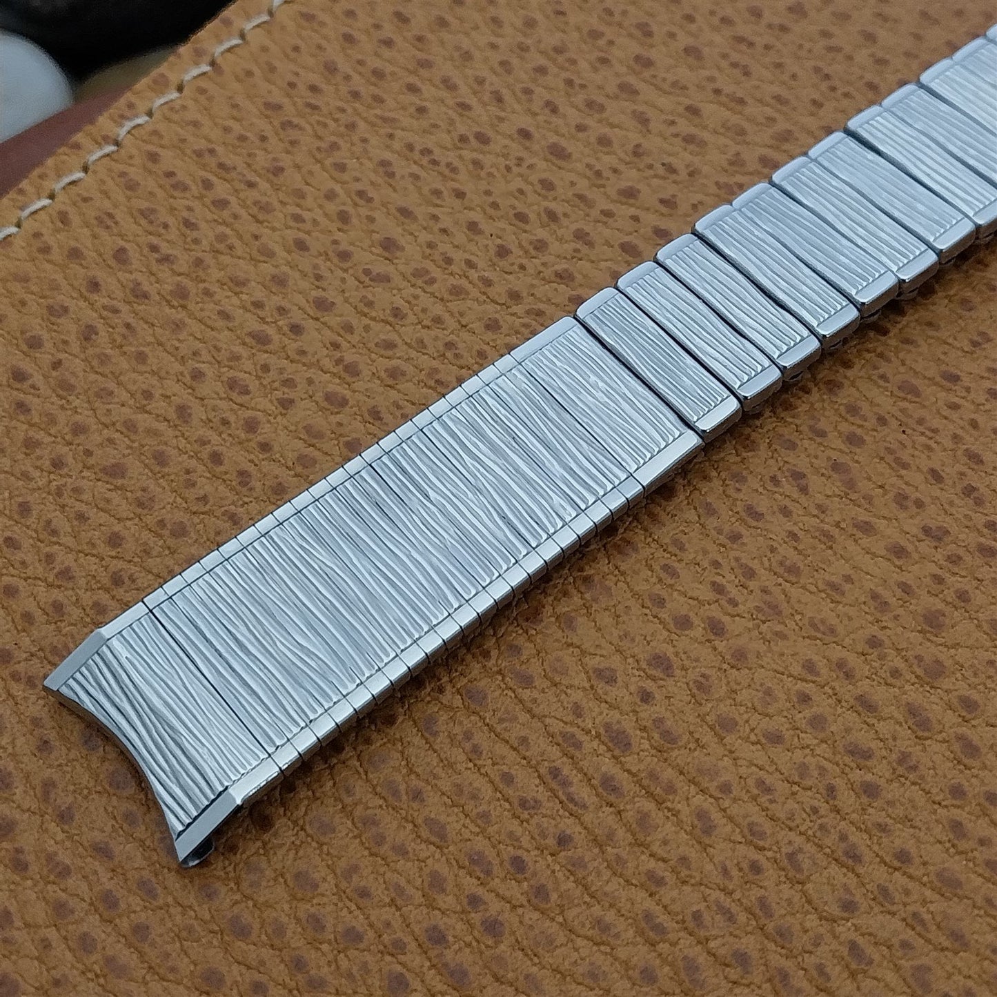 17.2mm Stainless Steel Stretch Kreisler Unused Classic 1960s Vintage Watch Band