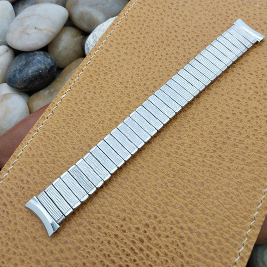 17.2mm 16mm Stainless Steel Stretch Kreisler nos Unused 1960s Vintage Watch Band