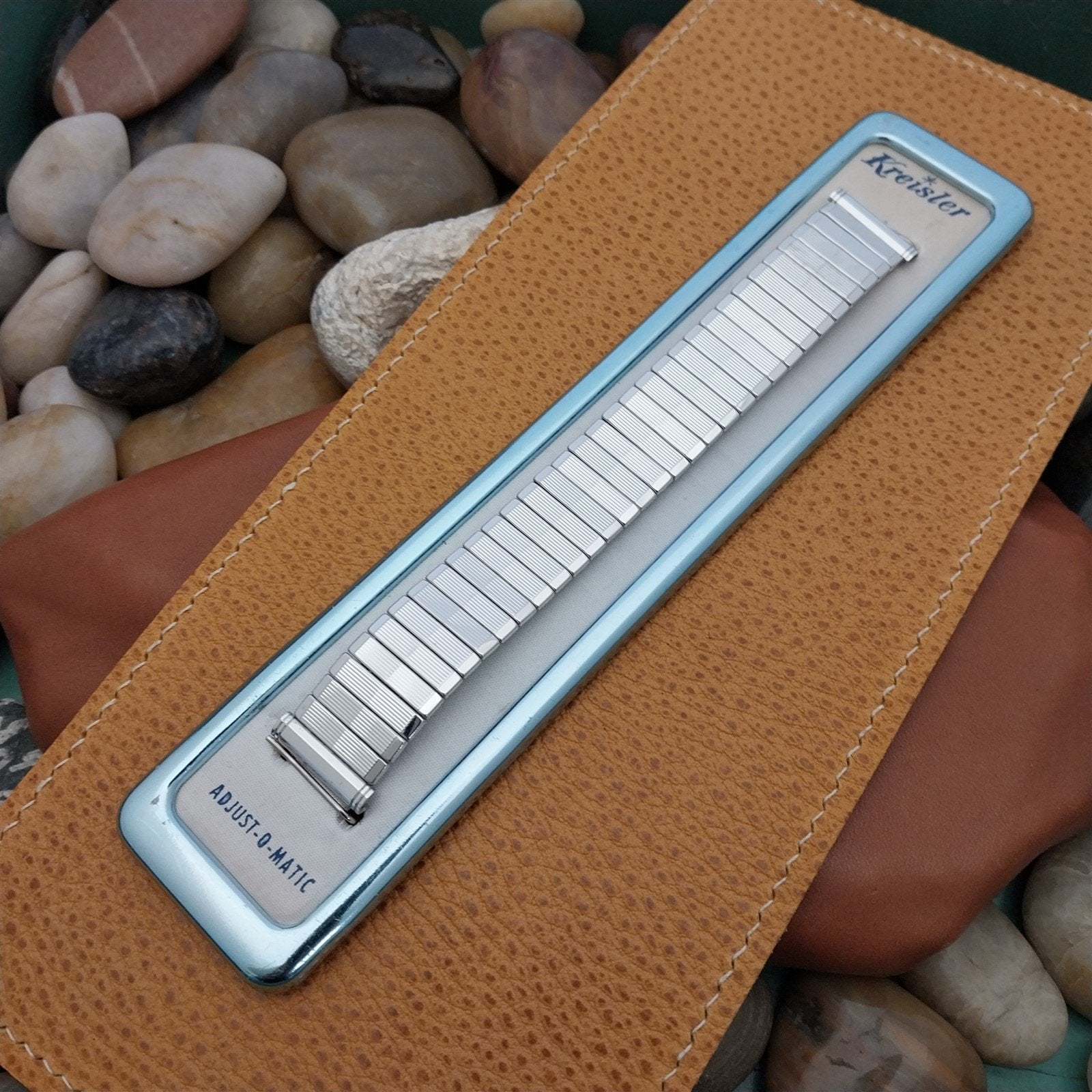 19mm 18mm White Gold-Filled Kreisler Stretch Classic Unused Vintage Watch Band