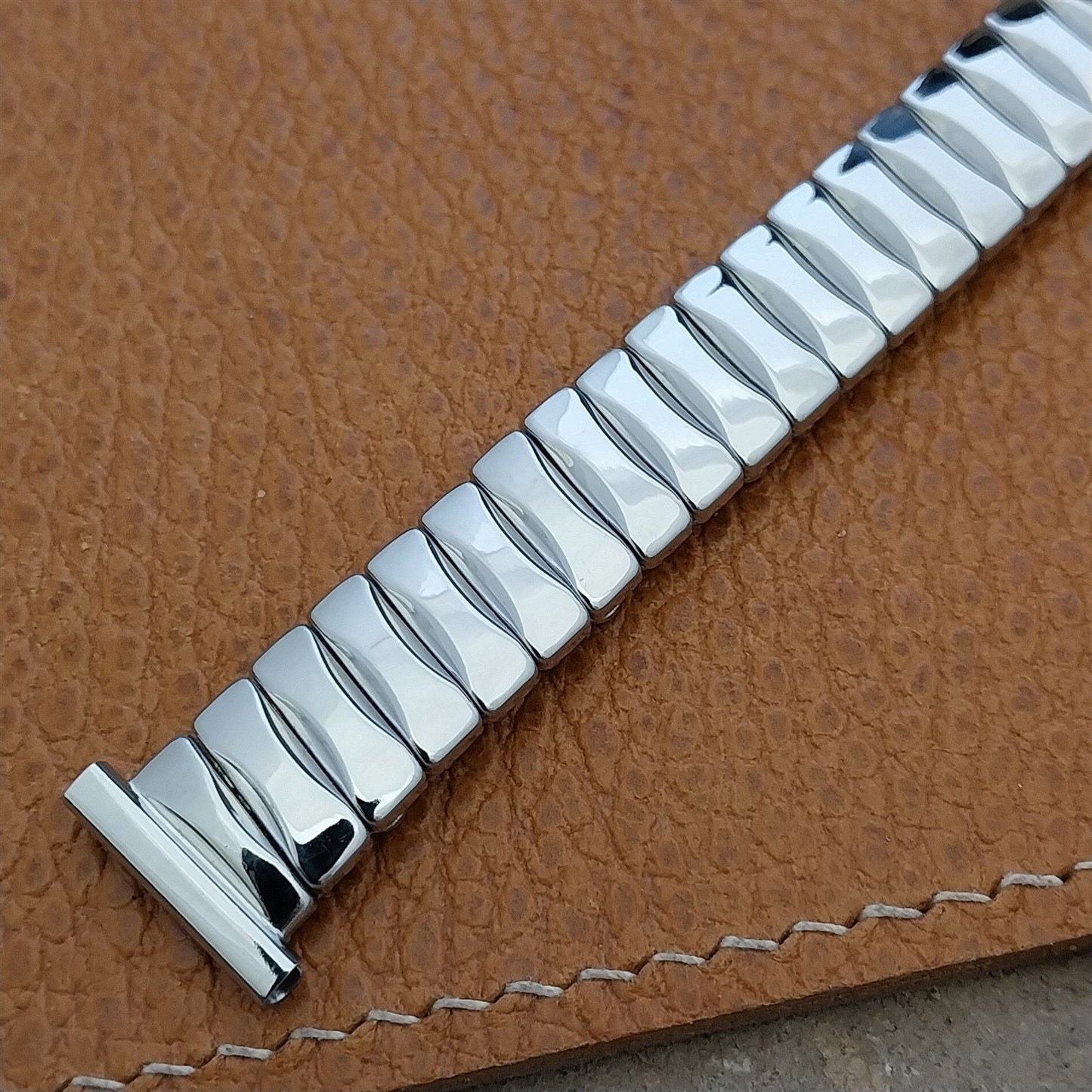 Vintage 1950s 5/8" Foster Classic Stainless Steel Expansion Unused Watch Band