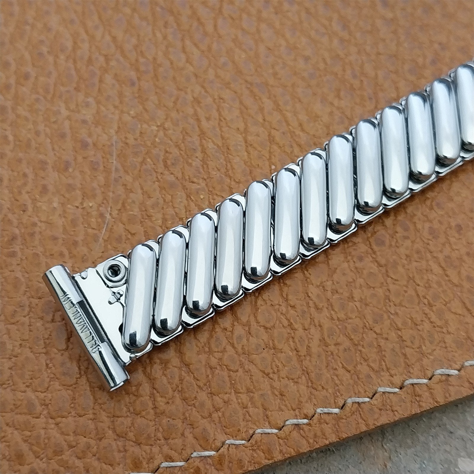 Vintage 1950s 5/8" Foster Classic Stainless Steel Expansion Unused Watch Band
