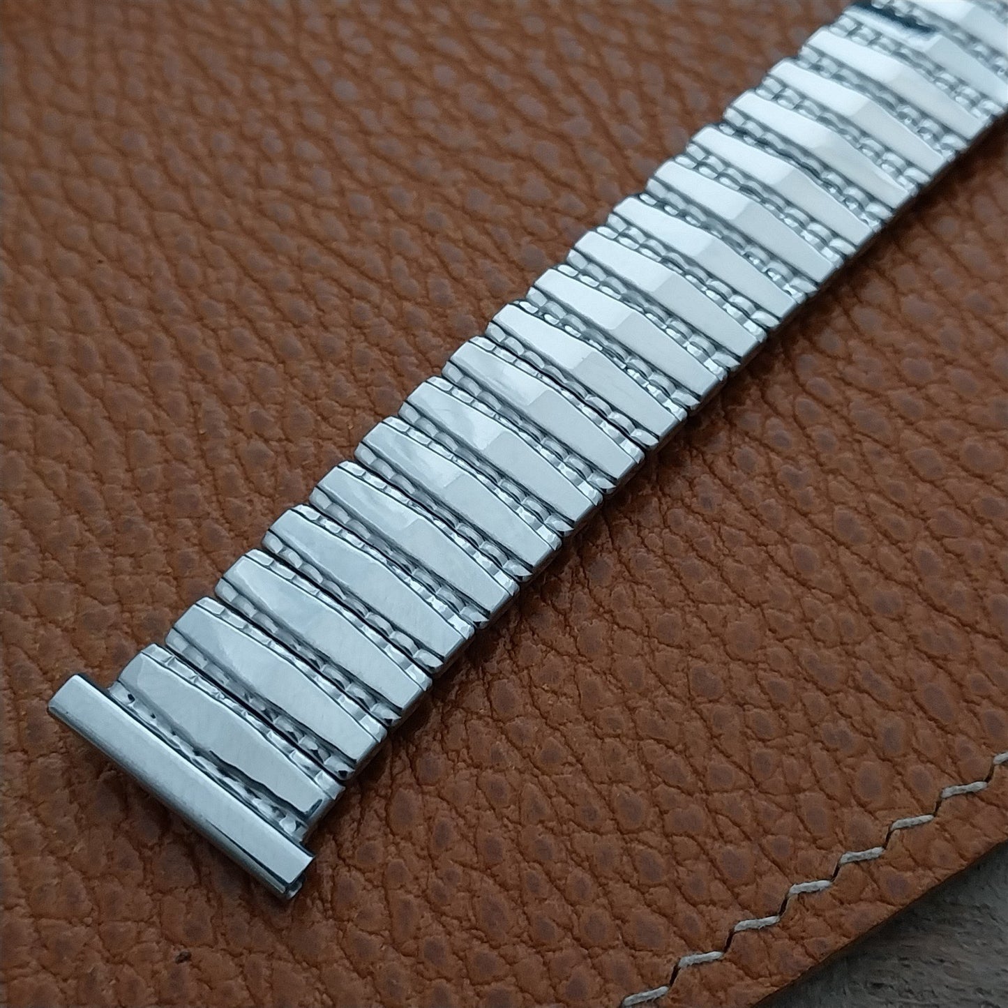 19mm 18mm 16mm Stainless Steel Foster Classic Stretch 1950s Vintage Watch Band
