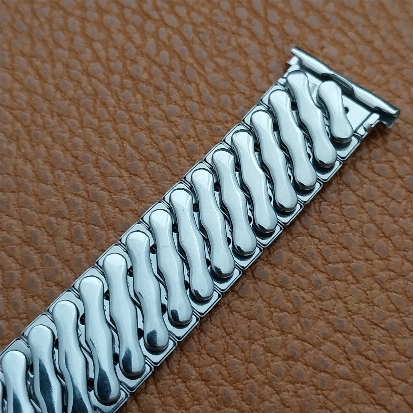 19mm 18mm 16mm Stainless Steel Foster Classic Stretch 1950s Vintage Watch Band