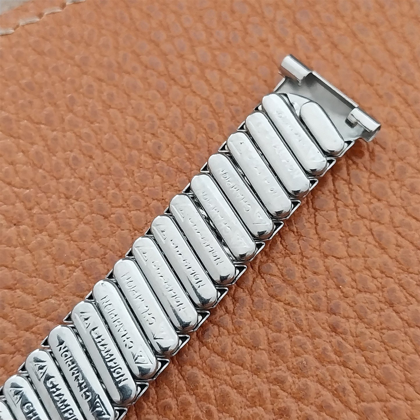 1950s 5/8" Stainless Steel JB Champion Lance USA Short Unused Vintage Watch Band