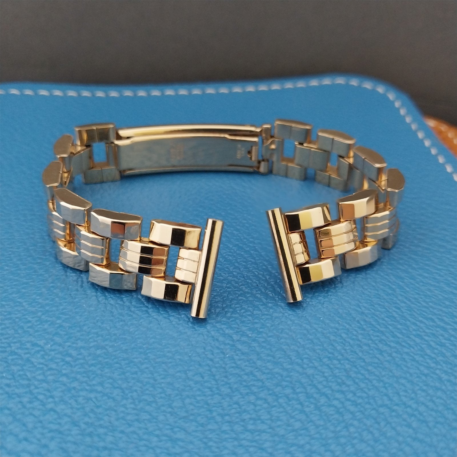 5/8" Gemex Art Deco 12k Gold-Filled Unused Classic 1940s Vintage Watch Band