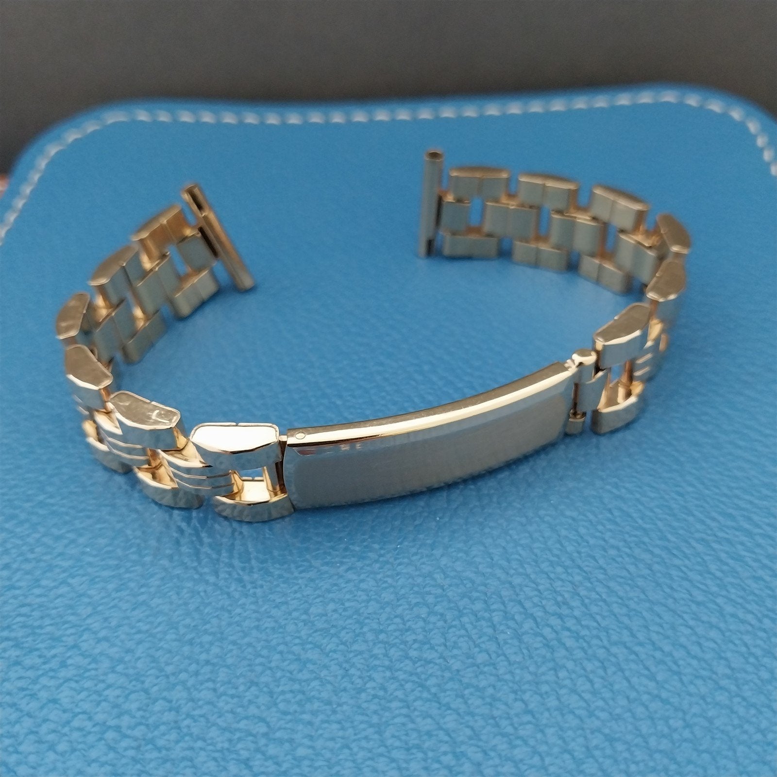 5/8" Gemex Art Deco 12k Gold-Filled Unused Classic 1940s Vintage Watch Band