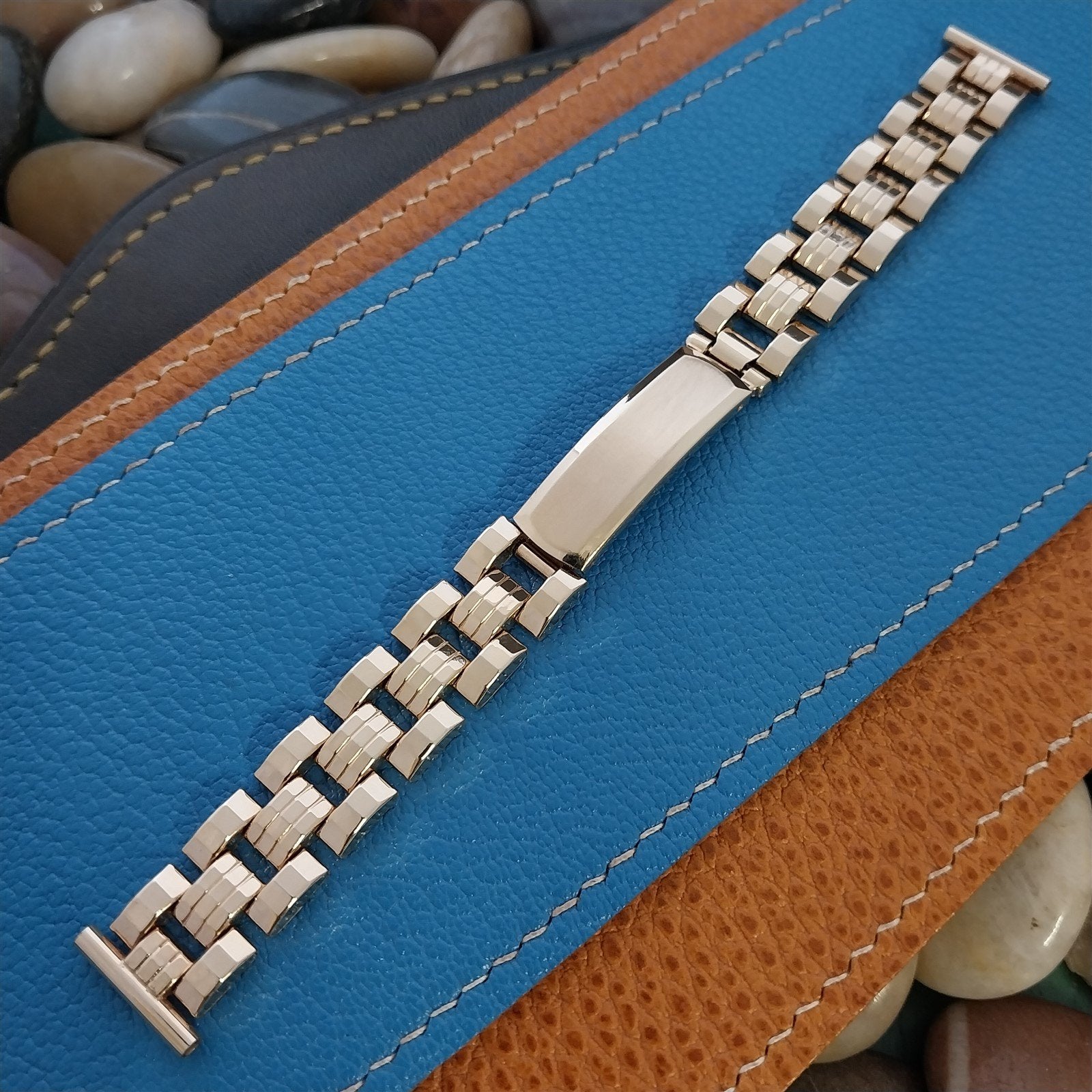 5/8" Gemex Art Deco 12k Gold-Filled Unused Classic 1940s Vintage Watch Band