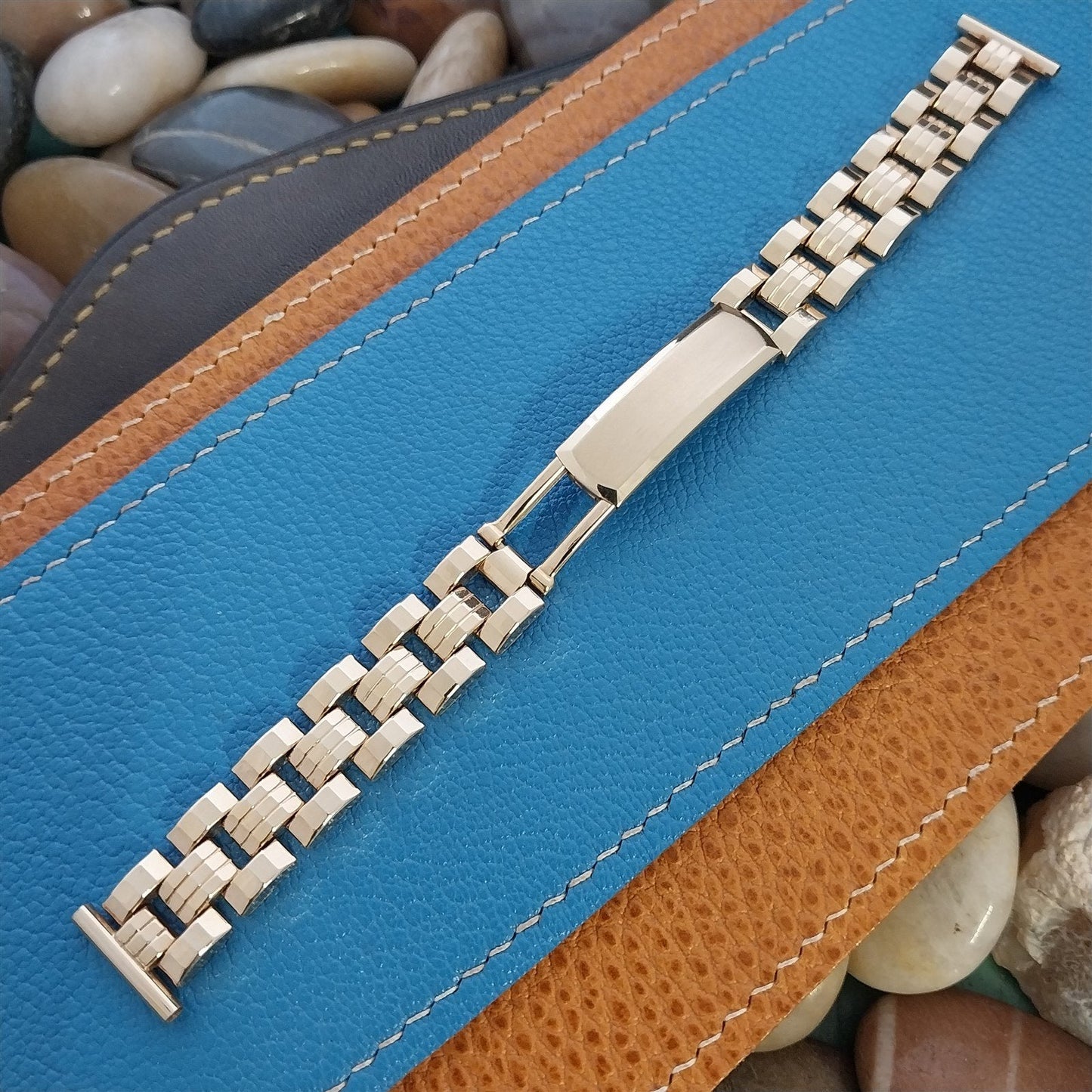 5/8" Gemex Art Deco 12k Gold-Filled Unused Classic 1940s Vintage Watch Band