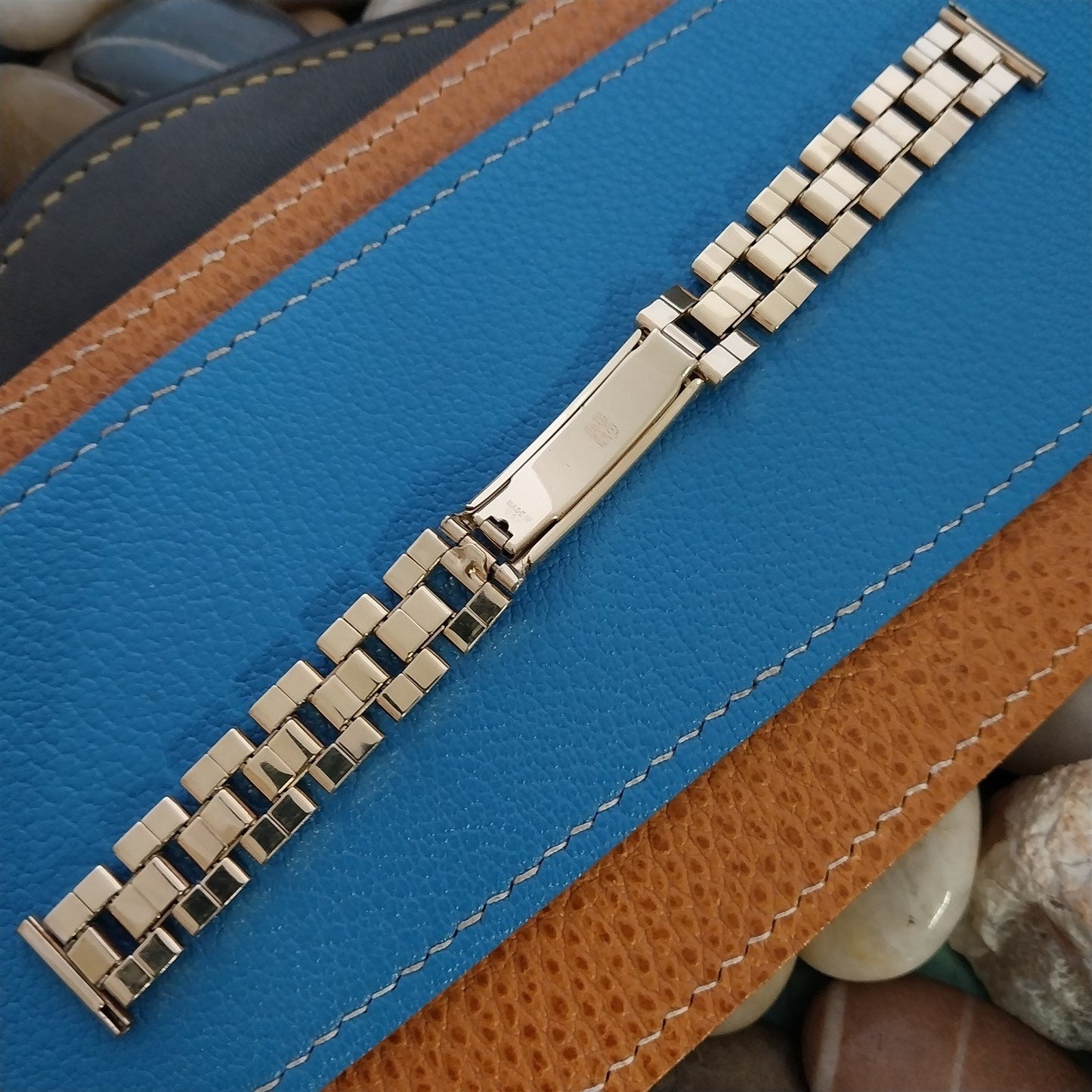 5/8" Gemex Art Deco 12k Gold-Filled Unused Classic 1940s Vintage Watch Band