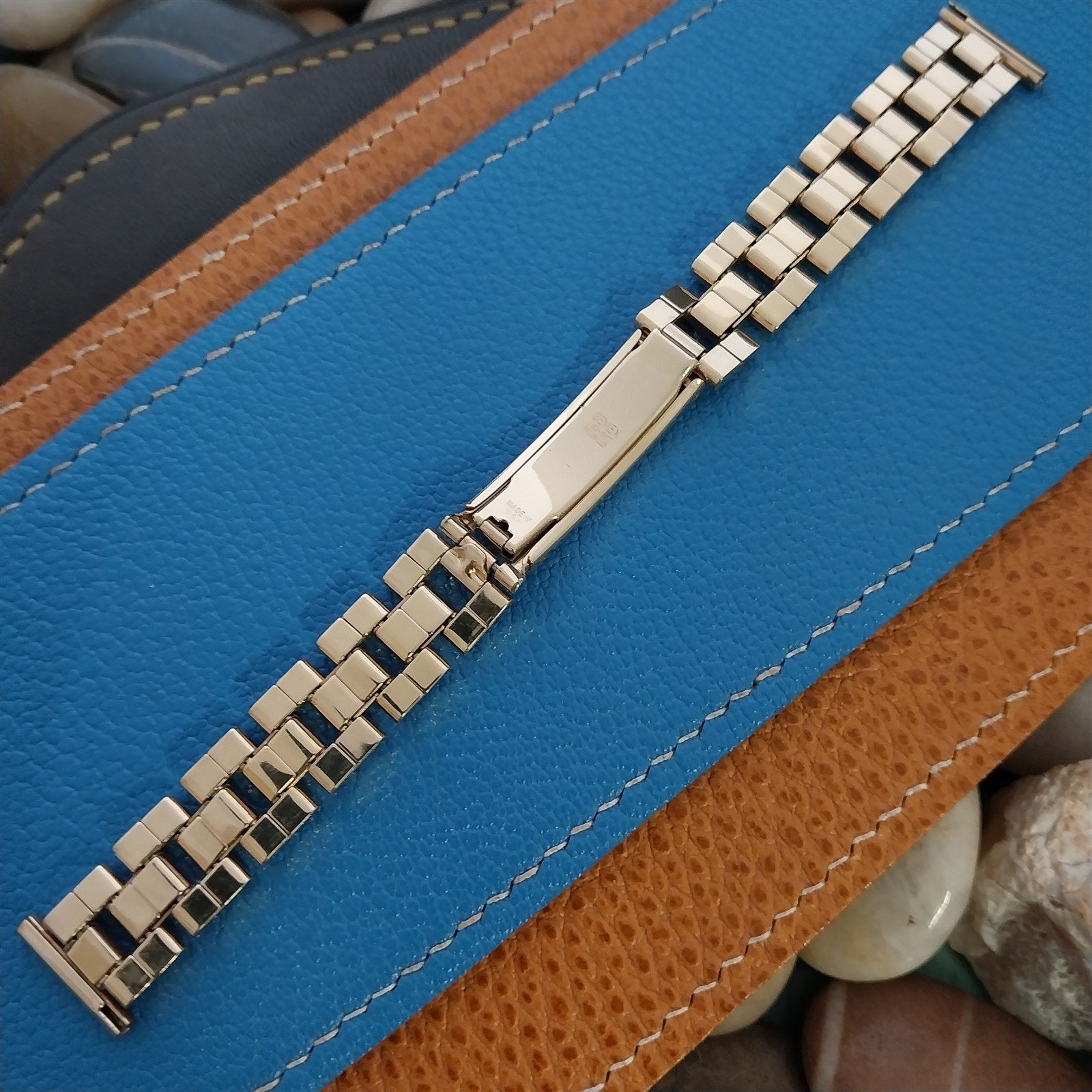 5/8" Gemex Art Deco 12k Gold-Filled Unused Classic 1940s Vintage Watch Band