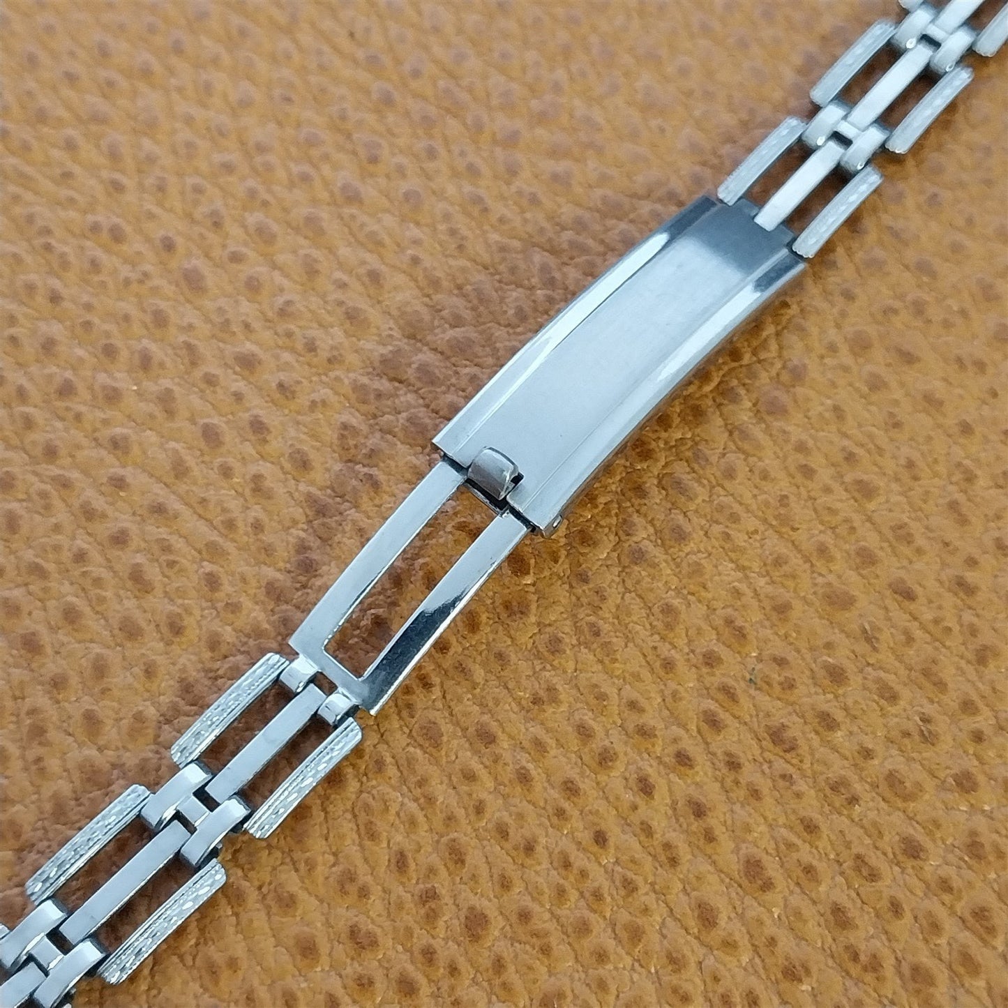 5/8" Art Deco 1940s JB Champion Lance Stainless Steel Unused Vintage Watch Band