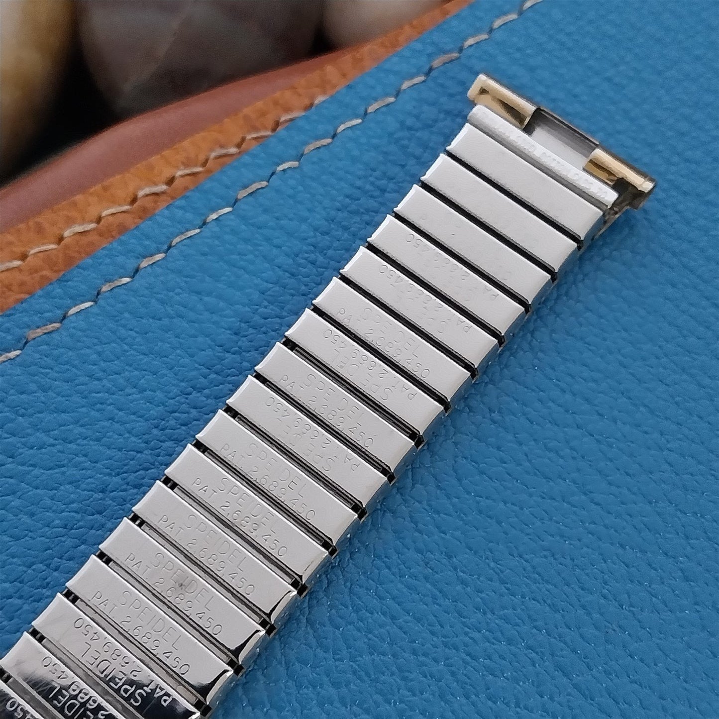 Vintage 1970 Speidel USA Scope 10k Yellow Gold Filled 17.2mm Unused Watch Band