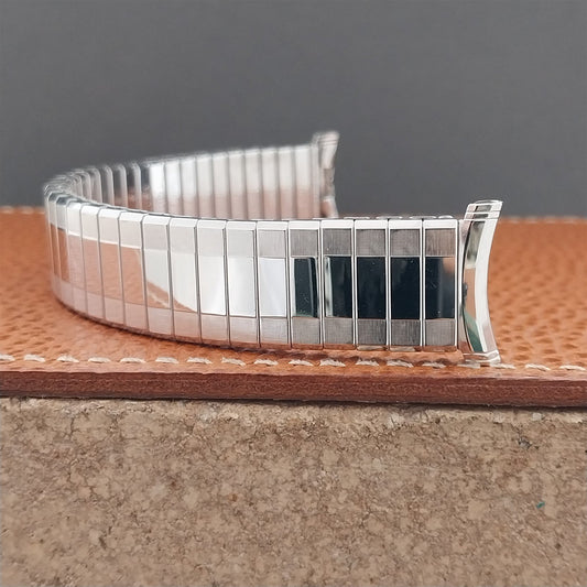 1964 Speidel Sun Valley White Gold Filled 19mm 18mm 16mm Vintage Watch Band