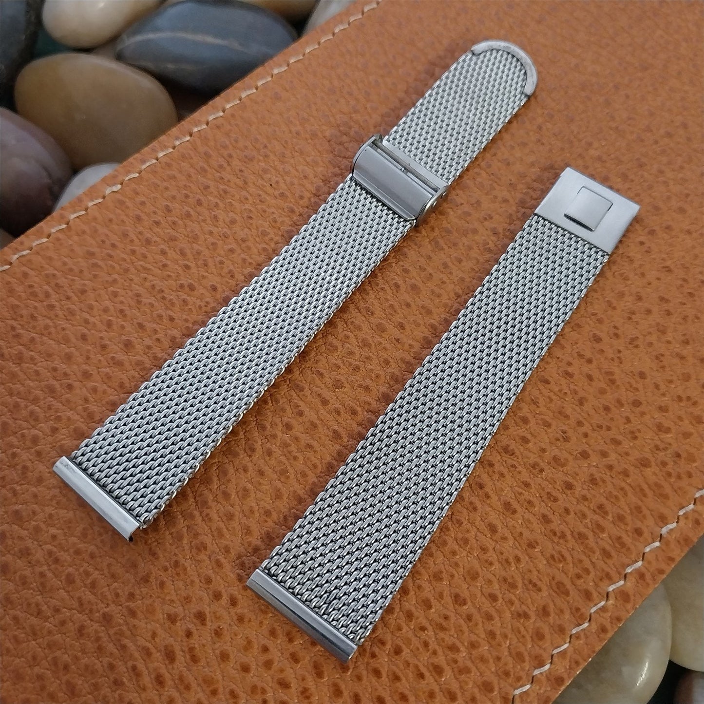 Stainless Steel Mesh 17.2mm JB Champion Classic 1960s Unused Vintage Watch Band