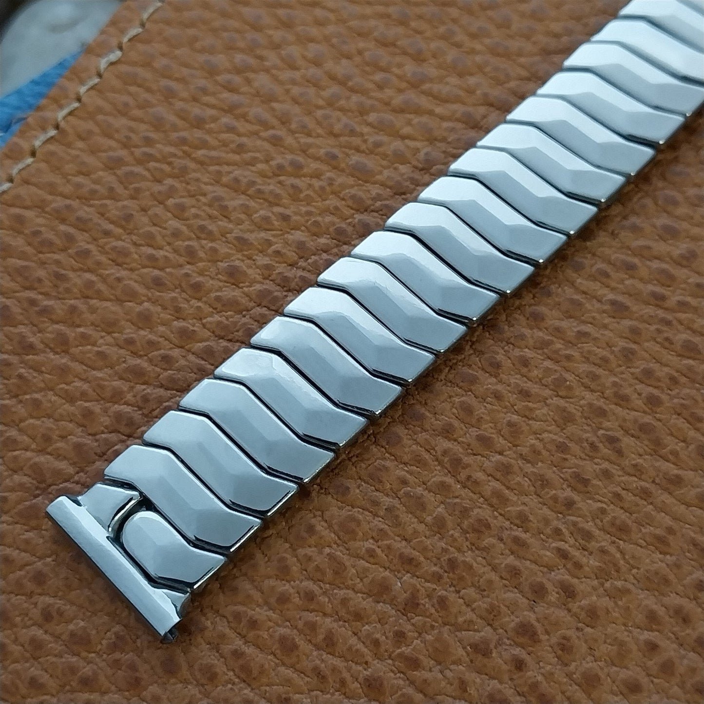 5/8" Ermer Stainless The Monarch Classic Stretch 1940s Unused Vintage Watch Band