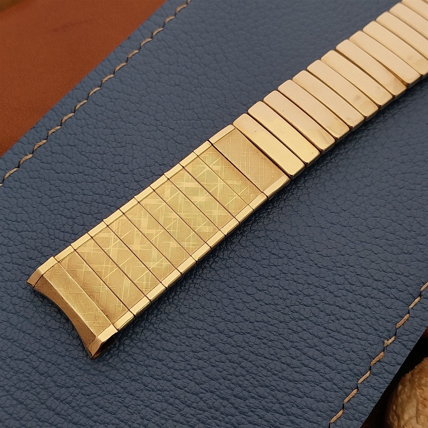 17.2mm 10kt Gold Filled Baldwin Expansion USA 1960s-70s nos Vintage Watch Band