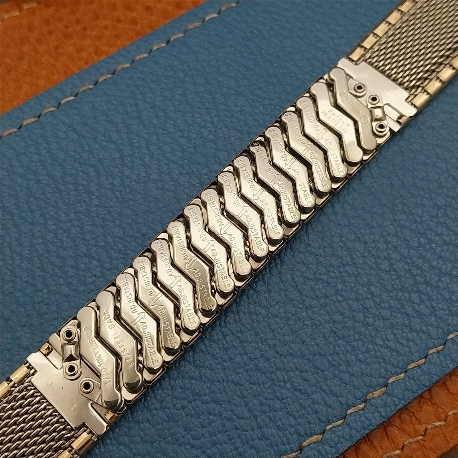 Vintage 17.2mm Gold Filled Baldwin Expansion Unused 1960s-1970s Watch Band