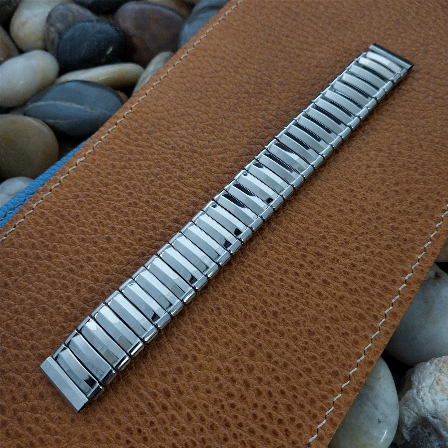 1950s 5/8" JB Champion Edgewood Stainless Steel Unused nos Vintage Watch Band