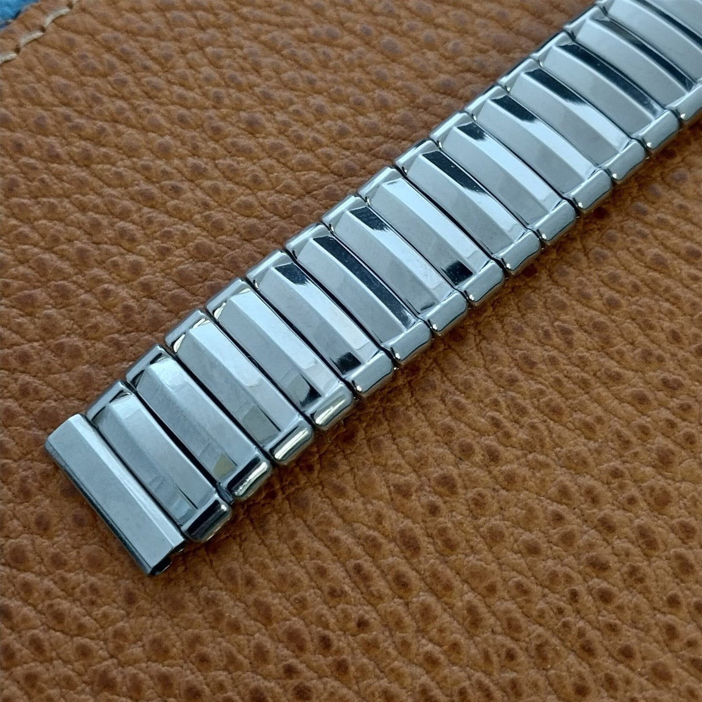 1950s 5/8" JB Champion Edgewood Stainless Steel Unused nos Vintage Watch Band