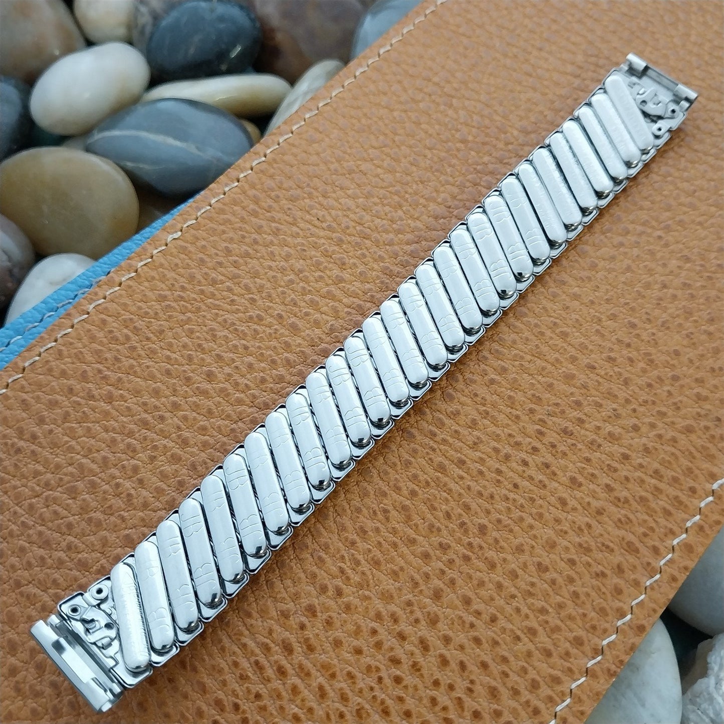 1950s 5/8" JB Champion Edgewood Stainless Steel Unused nos Vintage Watch Band