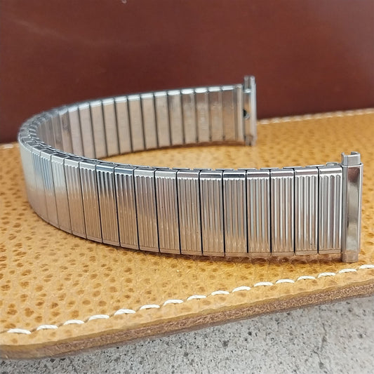 19mm 18mm 16mm Speidel Twisto-Flex Stainless Steel nos 1970s Vintage Watch Band