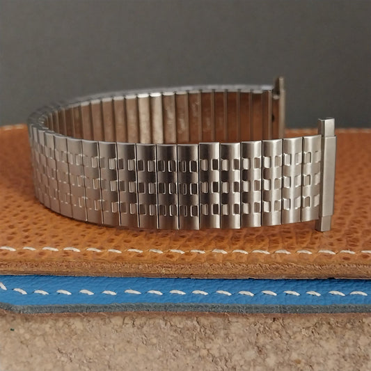 18mm 19mm 20mm 1970s Speidel Long Classic Stainless Steel nos Vintage Watch Band