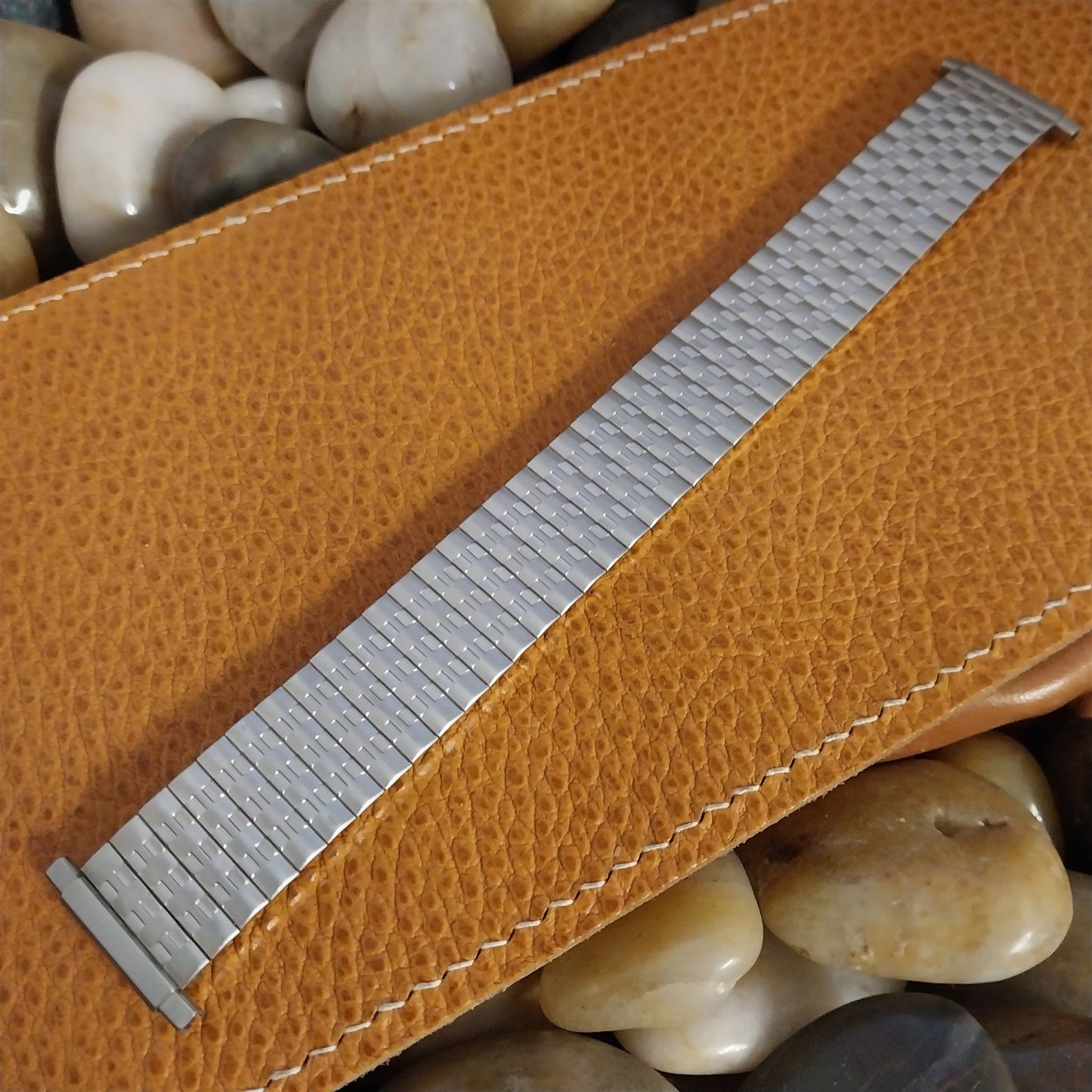 18mm 19mm 20mm 1970s Speidel Long Classic Stainless Steel nos Vintage Watch Band