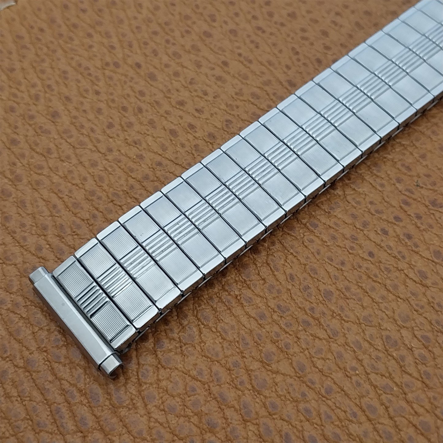 1970s Stainless Steel Speidel Thunderbird 16mm 18mm 19mm nos Vintage Watch Band