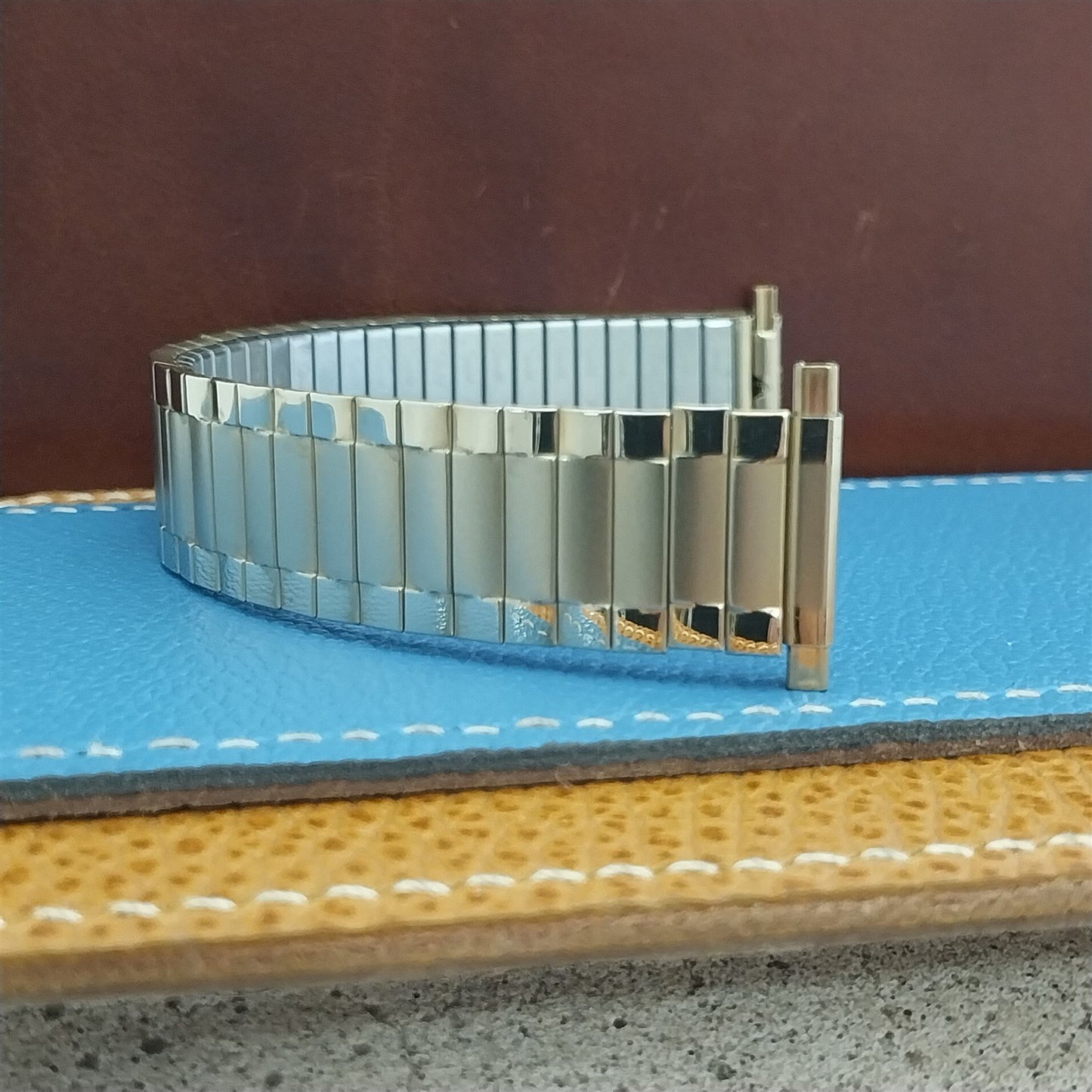 19mm 18mm Speidel Radial Gold RGP Wide nos Long Unused 1970s Vintage Watch Band