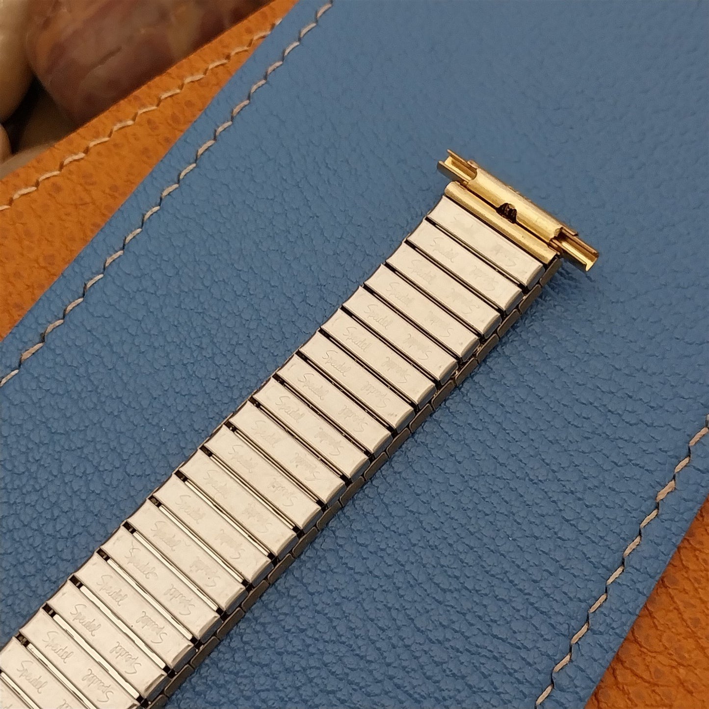 19mm 18mm Speidel Radial Gold RGP Wide nos Long Unused 1970s Vintage Watch Band