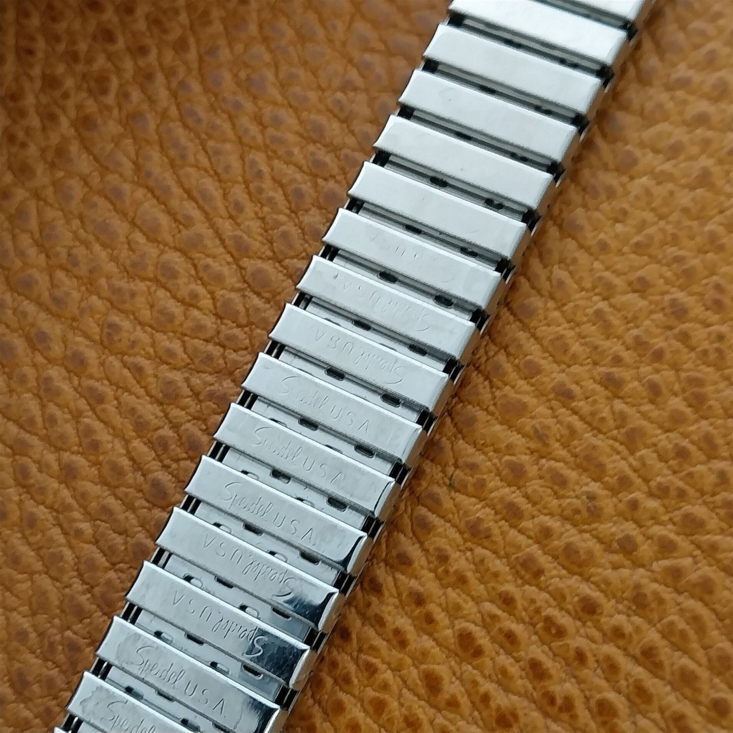 19mm 18mm 16mm Stainless Steel 1970s Speidel Riptide Unused Vintage Watch Band