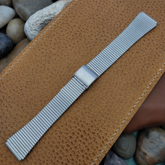 18mm Pryngeps Stainless Steel Unused nos Vintage Watch band