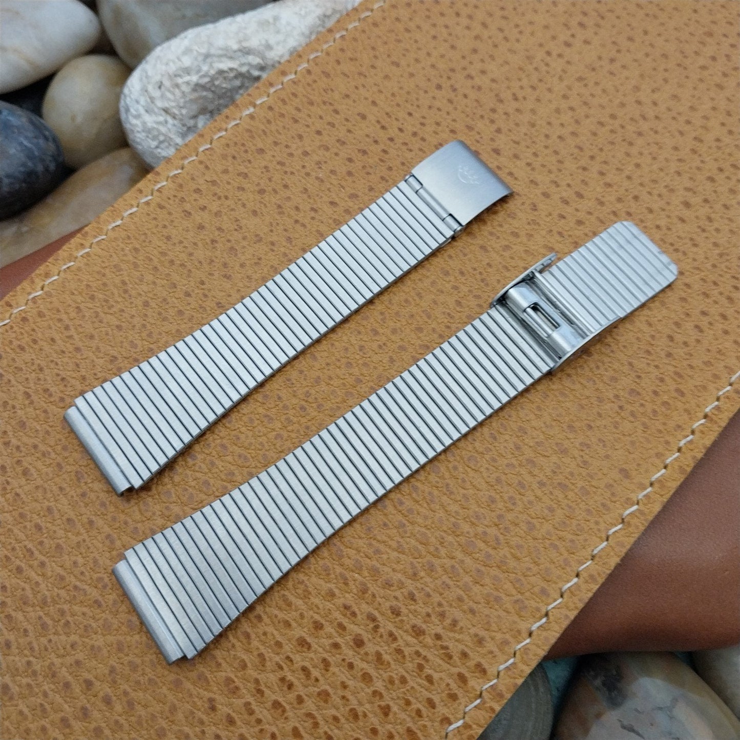 18mm Pryngeps Stainless Steel Unused nos Vintage Watch band